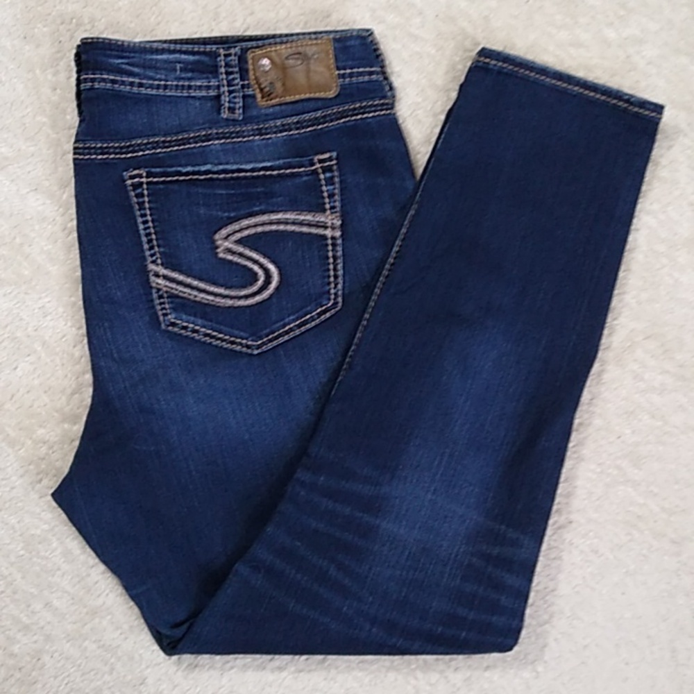 Silver Jeans size 22 Suki Mid Super Skinny Stretch